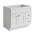 Design House Brookings 36" Single Free Standing Wood Vanity Cabinet Only - Less Vanity Top White