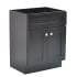 Design House Brookings 24" Single Free Standing Wood Vanity Cabinet Only - Less Vanity Top Espresso