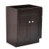 Design House Brookings 24" Single Free Standing Wood Vanity Cabinet Only - Less Vanity Top Espresso