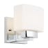 Design House Dove Creek 7" Tall Bathroom Sconce Polished Chrome