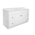 Design House Wyndham 48" Free Standing Single Basin Vanity Set with Wood Cabinet and Marble Vanity Top White