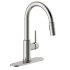 Design House Eastport II 1.8 GPM Single Hole Pull Down Kitchen Faucet - Includes Escutcheon Satin Nickel
