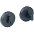 Design House Emblem Single Cylinder Keyed Entry Deadbolt with Round Rose Matte Black