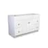 Design House Wyndham 48" Single Free Standing Wood Vanity Cabinet Only - Less Vanity Top White