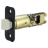 Design House 2-Way Adjustable Round Corner Passage Latch Matte Black