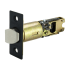 Design House 2-Way Adjustable Square Corner Passage Latch Matte Black