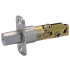 Design House Replacement Pro Deadbolt Latch with Adjustable Backset and Radius Corner Faceplate Satin Nickel