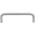 DesignPerfect Standard 4" (101.6 mm) Center to Center Wire Cabinet Handle / Drawer Pull Brushed Chrome