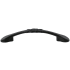 DesignPerfect Traditional Pack of (10) 3-3/4" Center to Center Arch Bow Cabinet Handles / Drawer Pulls with Weave Accent Black