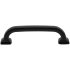 DesignPerfect Vintage Pack of (10) - 3-3/4" Center to Center Bold Block Arch Cabinet Handles / Drawer Pulls Black