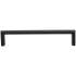 DesignPerfect Contemporary Pack of (10) - 5-1/16" Center to Center Sleek Square Cabinet Handles / Drawer Pulls Black