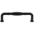DesignPerfect Pack of (25) - 3-3/4 Inch Center to Center Traditional Single Barrel Cabinet Handles / Drawer Pulls Black