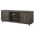Dimplex 65" Wide Media Center with Reversible Chalk board Cabinet Doors from the Jesse Collection Iron Mountain Grey