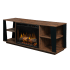 Dimplex Arlo 60 Inch Wide Media Console with 5118 BTU Electric Fireplace Walnut