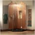 DreamLine Prism Plus 72" High x 40" Wide x 42" Deep Hinged Frameless Shower Enclosure with Clear Glass Chrome