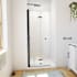 DreamLine Aqua-Q Fold 76-3/4" High x 32" Wide Shower Door Matte Black