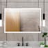DreamLine Brilliance 36"W x 24"H Rectangular Flat Frameless Wall Mounted Bathroom Mirror with LED Lighting Glass