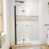 DreamLine Aqua-Q Fold 29-1/2" W x 72" H Frameless Bi-Fold Shower Door Matte Black