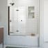 DreamLine Aqua-Q Fold 36" W x 58" H Frameless Bi-Fold Tub Door Oil Rubbed Bronze