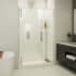 DreamLine Ascend 44-1/2" - 45-1/2" W x 72" H Frameless Pivot Shower Door Brushed Nickel