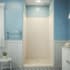 DreamLine QWALL-VS 32 - 36" W x 41" D x 76" H Acrylic Backwall Shower Kit Biscuit