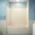 DreamLine QWALL-VS 56 - 60" W x 36" D x 62" H Acrylic Backwall Shower Kit Biscuit