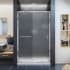 DreamLine Infinity-Z 72" High x 48" Wide Sliding Framed Shower Door with Frosted Glass Chrome