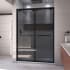DreamLine Encore 50 - 54" W x 76" H Semi-Frameless Bypass Sliding Shower Door Matte Black