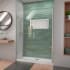 DreamLine Unidoor-LS 72" High x 48" Wide Hinged Frameless Shower Door with Clear Glass Brushed Nickel