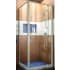 DreamLine Flex 72" High x 36-7/16" Wide x 34-1/2" Deep Pivot Framed Shower Enclosure with Clear Glass Brushed Nickel