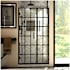 DreamLine Unidoor Toulon 72" High x 40, 40.5" Wide Hinged Frameless Shower Door with Clear Glass Matte Black