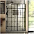DreamLine Unidoor Toulon 72" High x 52, 52.5" Wide Hinged Frameless Shower Door with Clear Glass Matte Black