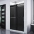 DreamLine Essence 44-48" W x 76" H Frameless Bypass Shower Door Brushed Nickel