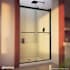 DreamLine Essence-H 44 - 48" W x 76" H Semi-Frameless Bypass Shower Door Matte Black