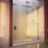 DreamLine Essence-H 76" High x 60" Wide Bypass Semi Frameless Shower Door with Clear Glass Brushed Nickel
