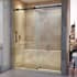 DreamLine Enigma Air 76" High x 60" Wide Sliding Frameless Shower Door with Clear Glass Matte Black