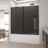 DreamLine Mirage-X 58" High x 60" Wide Sliding Frameless Tub Door with Tinted Glass Matte Black