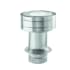 DuraVent 5" x 8" DirectVent Pro Direct Vent Pipe - Galvanized Extended Vertical Termination Cap Galvanized