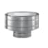 DuraVent 5" Inner Diameter DirectVent Pro Direct Vent Pipe - Galvanized Low-Profile Termination Cap (Aluminum) Galvanized