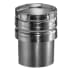 DuraVent 18" Inner Diameter - Type B Round Gas Vent Pipe - Double Wall - 12" Draft Hood Connector Aluminum