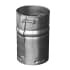 DuraVent 3" Inner Diameter - Type B Round Gas Vent Pipe - Double Wall - 6" Female Adapter Aluminum