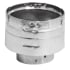DuraVent 4" Inner Diameter - Type B Round Gas Vent Pipe - Double Wall - 4" to 5" R/R Adapter Aluminum