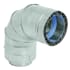 DuraVent 88 Degree Double Wall Elbow for 12 Inch Inner Diameter Vent Pipe From the FasNSeal Series Stainless Steel
