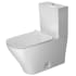 Duravit DuraStyle Dual Flush Two-Piece Elongated Toilet - Less Seat White