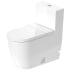 Duravit ME by Starck 0.92 / 1.32 GPF Dual Flush One-Piece Rimless Toilet for Sensowash Bidet Seats - Less Seat White