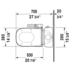 Duravit-011701TP-Technical Drawing