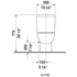 Duravit-011701TP-Technical Drawing