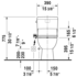 Duravit-011701TP-Technical Drawing