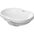 Duravit Design Classics 16-7/8" Oval Ceramic Undermount Bathroom Sink with Overflow and White