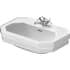 Duravit 1930 Series 23-5/8" Specialty Ceramic Wall Mounted Bathroom Sink with Overflow and 1 Faucet Hole White / Glazed Underside